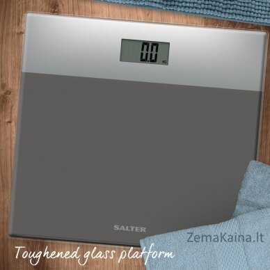 Salter 9206 SVSV3R Digital Bathroom Scales Glass - Silver 4