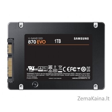 Samsung 870 EVO 2.5" 1000 GB „Serial ATA III“ V-NAND 4