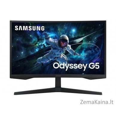 Samsung G55C kompiuterio monitorius 68,6 cm (27") 2560 x 1440 pikseliai Quad HD LED Juoda