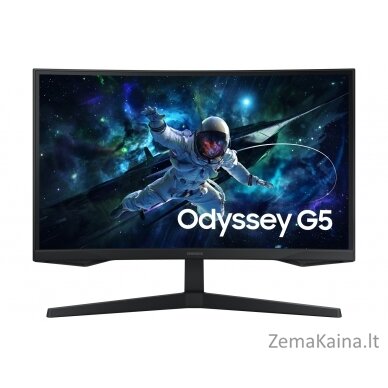 Samsung G55C kompiuterio monitorius 68,6 cm (27") 2560 x 1440 pikseliai Quad HD LED Juoda 1