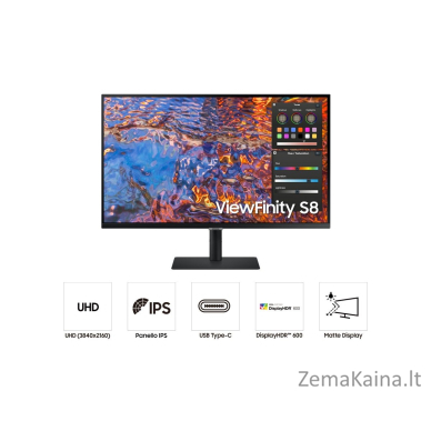 Samsung LS32B800PXU computer monitor 81.3 cm (32") 3840 x 2160 pixels 4K Ultra HD LCD Black 2