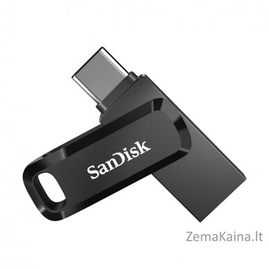 SanDisk Ultra Dual Drive Go USB atmintukas 256 GB USB Type-A / USB Type-C 3.2 Gen 1 (3.1 Gen 1) Juoda