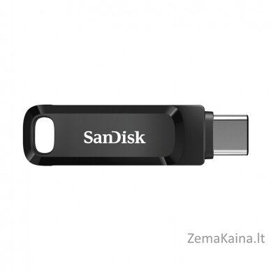 SanDisk Ultra Dual Drive Go USB atmintukas 256 GB USB Type-A / USB Type-C 3.2 Gen 1 (3.1 Gen 1) Juoda 1