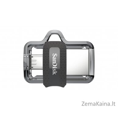 Sandisk Ultra Dual m3.0 USB atmintukas 128 GB USB Type-A / Micro-USB 3.2 Gen 1 (3.1 Gen 1) Juoda, Sidabras, Permatomas 11