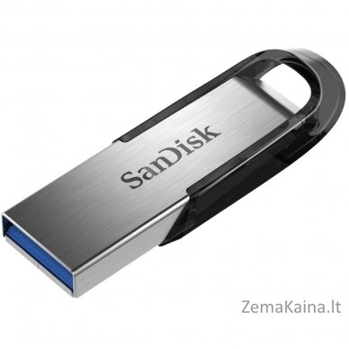 SanDisk Ultra Flair USB atmintukas 32 GB USB A tipo 3.0 Juoda, Nerūdijančiojo plieno