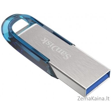 SanDisk Ultra Flair USB flash drive 128 GB USB Type-A 3.2 Gen 1 (3.1 Gen 1) Blue, Silver 2