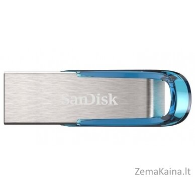 SanDisk Ultra Flair USB flash drive 128 GB USB Type-A 3.2 Gen 1 (3.1 Gen 1) Blue, Silver