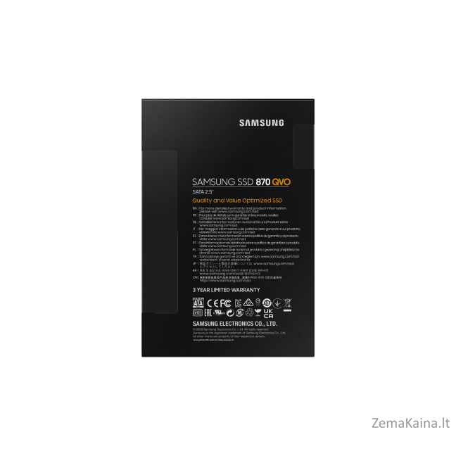 Samsung MZ-77Q4T0 2.5" 4000 GB „Serial ATA III“ V-NAND MLC 6