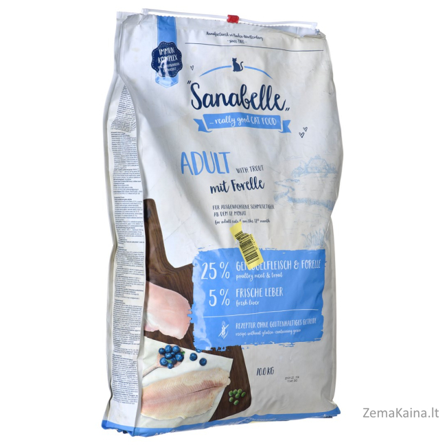 Sanabelle ADULT sausas kačių maistas Suaugusiems Žuvis 10 kg