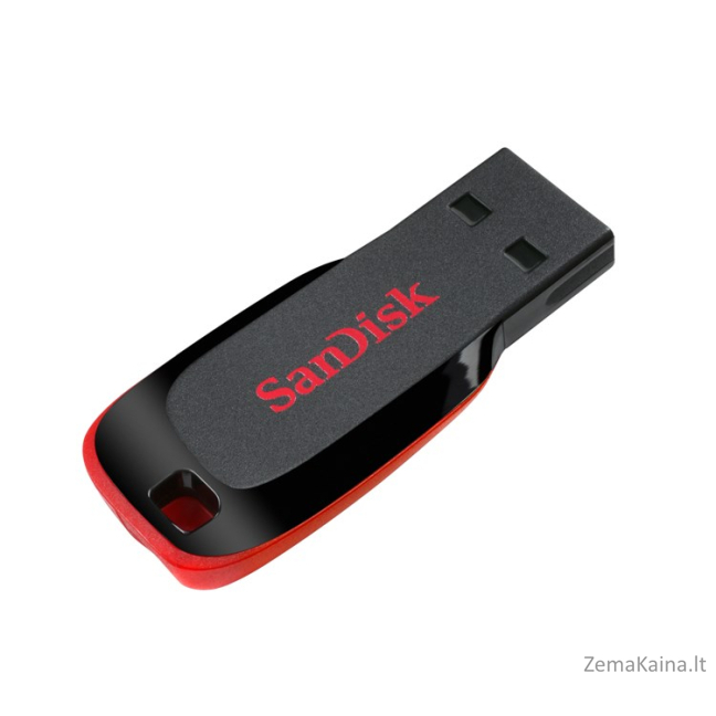 Sandisk Cruzer Blade USB atmintukas 128 GB USB A tipo 2.0 Juoda, Raudona 5