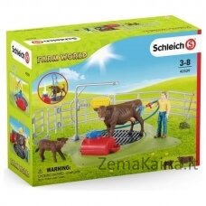 SCHLEICH FARM WORLD Karvių prausimo stotis