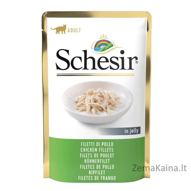 SCHESIR in jelly Chicken fillet - šlapias kačių maistas - 85 g