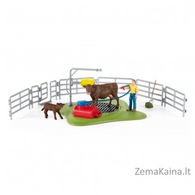 SCHLEICH FARM WORLD Karvių prausimo stotis 1