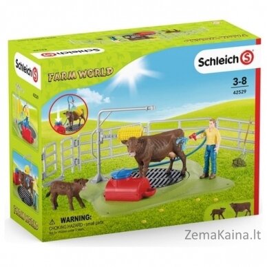 SCHLEICH FARM WORLD Karvių prausimo stotis