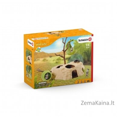 SCHLEICH WILD LIFE Surikatų urvas