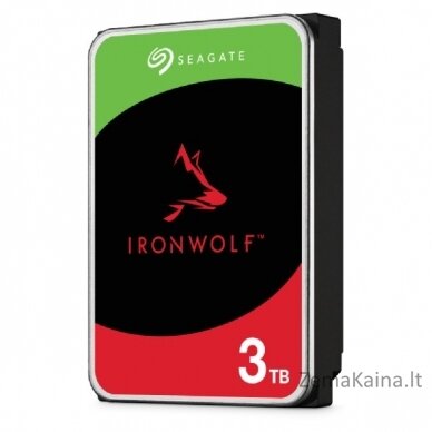 Seagate IronWolf ST3000VN006 vidinis kietasis diskas 3.5" 3000 GB „Serial ATA III“ 1