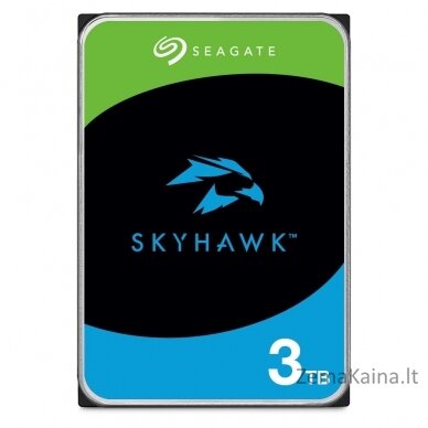 Seagate SkyHawk ST3000VX015 vidinis kietasis diskas 3.5" 3000 GB „Serial ATA III“