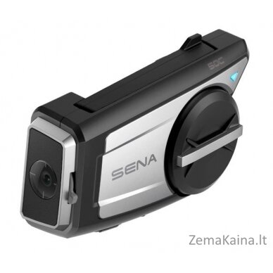 SENA 50C 50C-01 laisvų rankų įranga motociklininkams 4K kamera Bluetooth 5.0 8000 m 1 vnt. Juoda, Sidabras 1