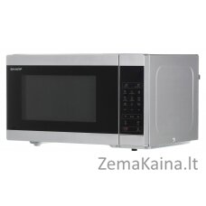 Sharp Home Appliances YC-MG81E-S mikrobangų krosnelė Stalviršis Mikrobangų krosnelė su kepsninės funkcija 28 L 900 W Juoda, Pilka