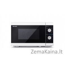 Sharp YC-MG01E-W mikrobangų krosnelė Stalviršis Mikrobangų krosnelė su kepsninės funkcija 20 L 800 W Juoda, Balta