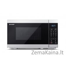 Sharp YC-MG02E-S mikrobangų krosnelė 20 L 800 W Black, Steel