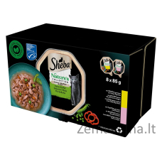 SHEBA Nature's Collection Mix - drėgno kačių ėdalo -  8x85g