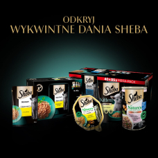 SHEBA Nature's Collection Mix - drėgno kačių ėdalo -  8x85g