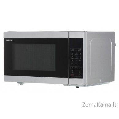 Sharp Home Appliances YC-MG81E-S mikrobangų krosnelė Stalviršis Mikrobangų krosnelė su kepsninės funkcija 28 L 900 W Juoda, Pilka 1