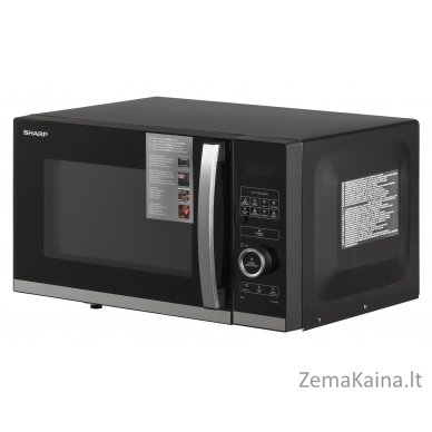 Sharp YC-QS254AE-B mikrobangų krosnelė Stalviršis Mikrobangų krosnelė be papildomų funkcijų 25 L 900 W Juoda, Nerūdijančiojo plieno 7