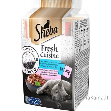 SHEBA Mini Fresh Cuisine Taste of Tokyo dla kota 36x50g 3