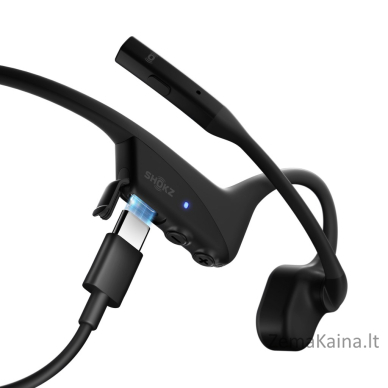 SHOKZ C120-AA-BK Ausinės be mikrofono ir ausinės su mikrofonu Laisvų rankų įranga Bevielis Ausinės su kabliukais Biuras / skambučių centras USB A tipo Bluetooth Juoda 5