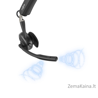 SHOKZ C610-AA-BK Ausinės be mikrofono ir ausinės su mikrofonu Laisvų rankų įranga Bevielis Ausinės su kabliukais Biuras / skambučių centras USB A tipo Bluetooth Juoda 5