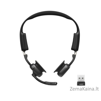 SHOKZ C610-AA-BK Ausinės be mikrofono ir ausinės su mikrofonu Laisvų rankų įranga Bevielis Ausinės su kabliukais Biuras / skambučių centras USB A tipo Bluetooth Juoda