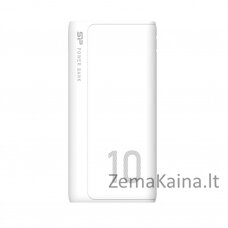 SILICON POWER GP15 Powerbank Išorinis akumuliatorius 10000 mAh 2x USB 2.1A (SP10KMAPBKGP150W) Balta