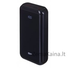 SILICON POWER QS28 Powerbank Išorinis akumuliatorius 20000 mAh 2x USB QC 3.0 1x USB-C PD (SP20KMAPBKQS280K) Juoda