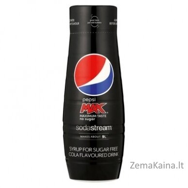 Sirupas gazuotų gėrimų gaminimo aparatui SodaStream, Pepsi Max, 440 ml