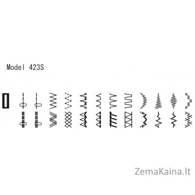 Siuvimo mašina JANOME 423S 1