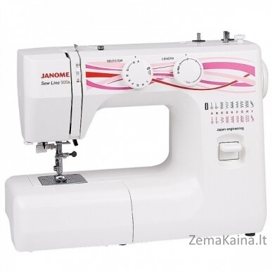 Siuvimo mašina Janome SEW LINE 500 4