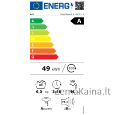 Skalbimo mašina AEG LFR83966OE, 9KG