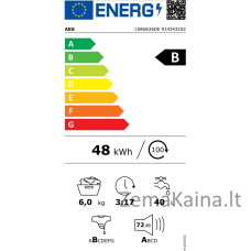 Skalbimo mašina AEG LSR6E26DE