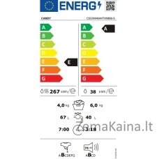 Skalbimo mašina Candy CSOW44644TWMB6-S