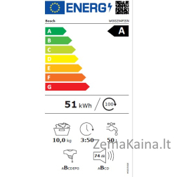 Skalbimo mašina BOSCH WGG254FISN