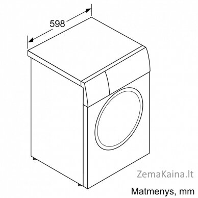 Skalbimo mašina Bosch WAJ240L2SN 7