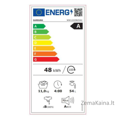 Skalbimo mašina Samsung WW11DG5B25AHLE 2