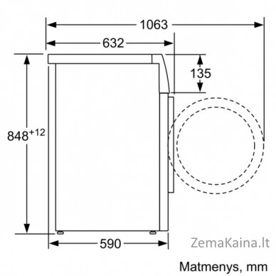 Skalbyklė Bosch WAV28KHPSN 1