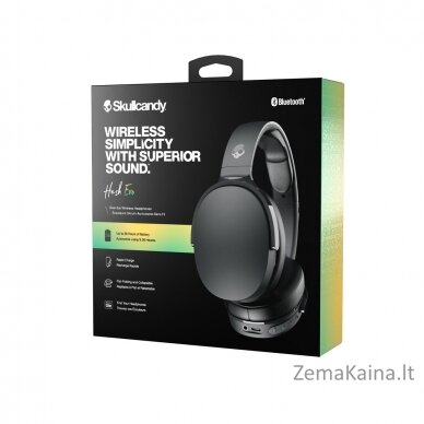 Skullcandy Hesh Evo Ausinės Vielinis ir Bevielis Su lankeliu Skambučiai / muzika C tipo USB Bluetooth Juoda 4