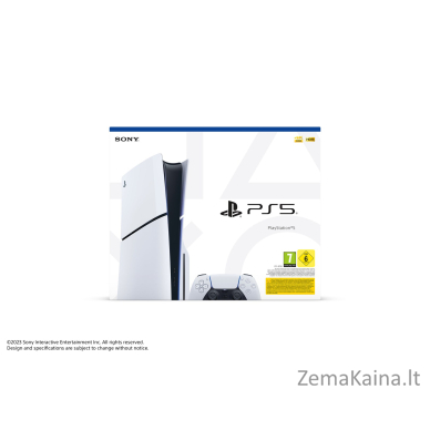 Sony PlayStation 5 Slim Digital 1,02 TB „Wi-Fi“ Juoda, Balta 3