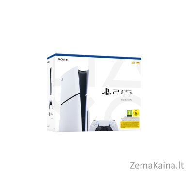 Sony PlayStation 5 Slim Digital 1,02 TB „Wi-Fi“ Juoda, Balta 2