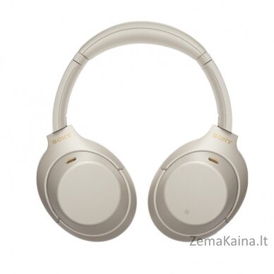 Sony WH-1000XM4 Laisvų rankų įranga Vielinis ir Bevielis Su lankeliu Skambučiai / muzika C tipo USB Bluetooth Sidabras 2