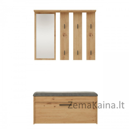 Spinta PARMA 100x35x180 cm, amatininkų ąžuolas